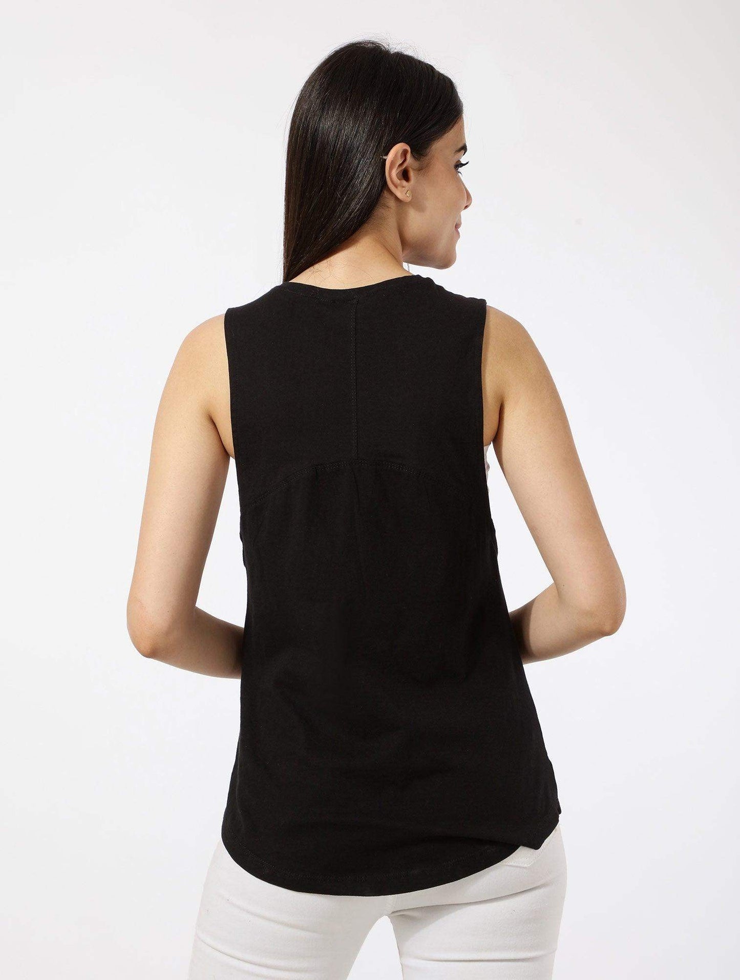 Cotton Sleeveless T-shirt - Carina - ÙƒØ§Ø±ÙŠÙ†Ø§