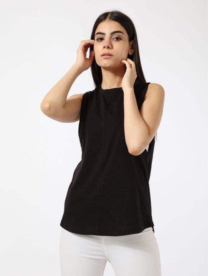 Cotton Sleeveless T-shirt - Carina - ÙƒØ§Ø±ÙŠÙ†Ø§