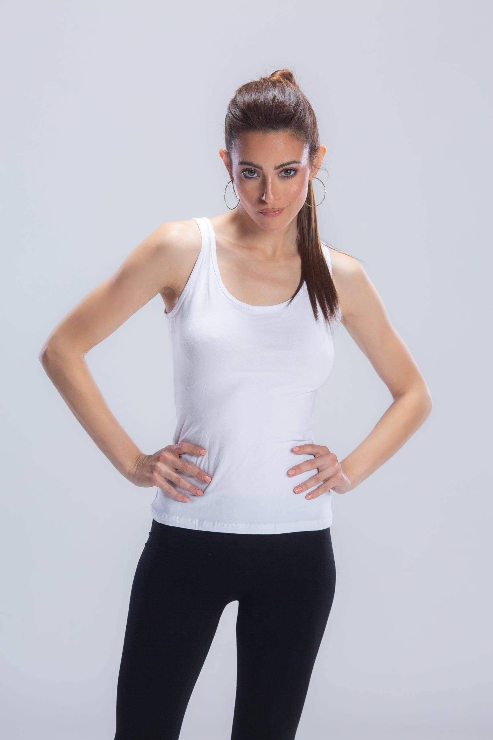 Cotton Sleeveless Tank Top - Carina - ÙƒØ§Ø±ÙŠÙ†Ø§