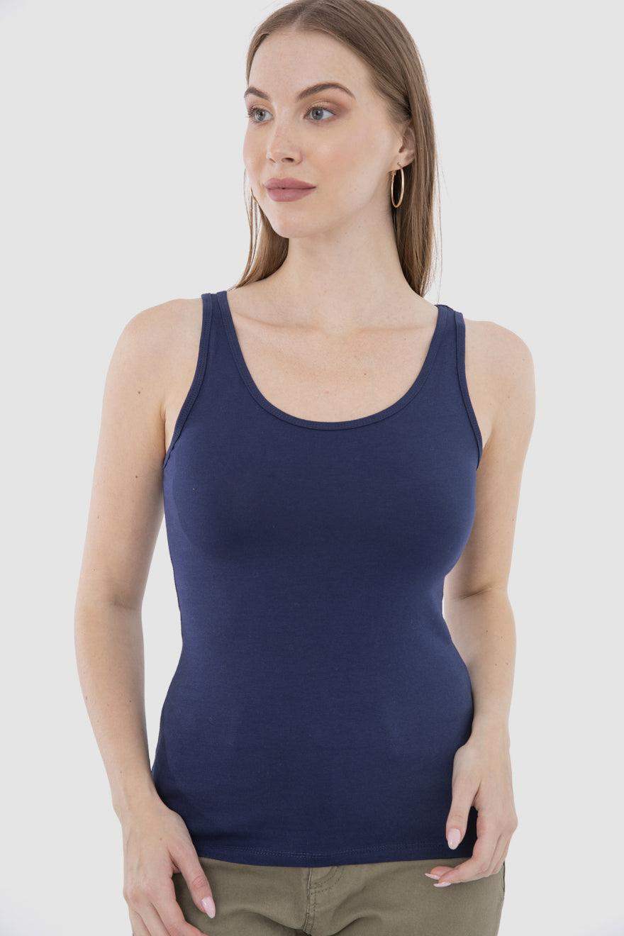 Cotton Sleeveless Tank Top - Carina - ÙƒØ§Ø±ÙŠÙ†Ø§