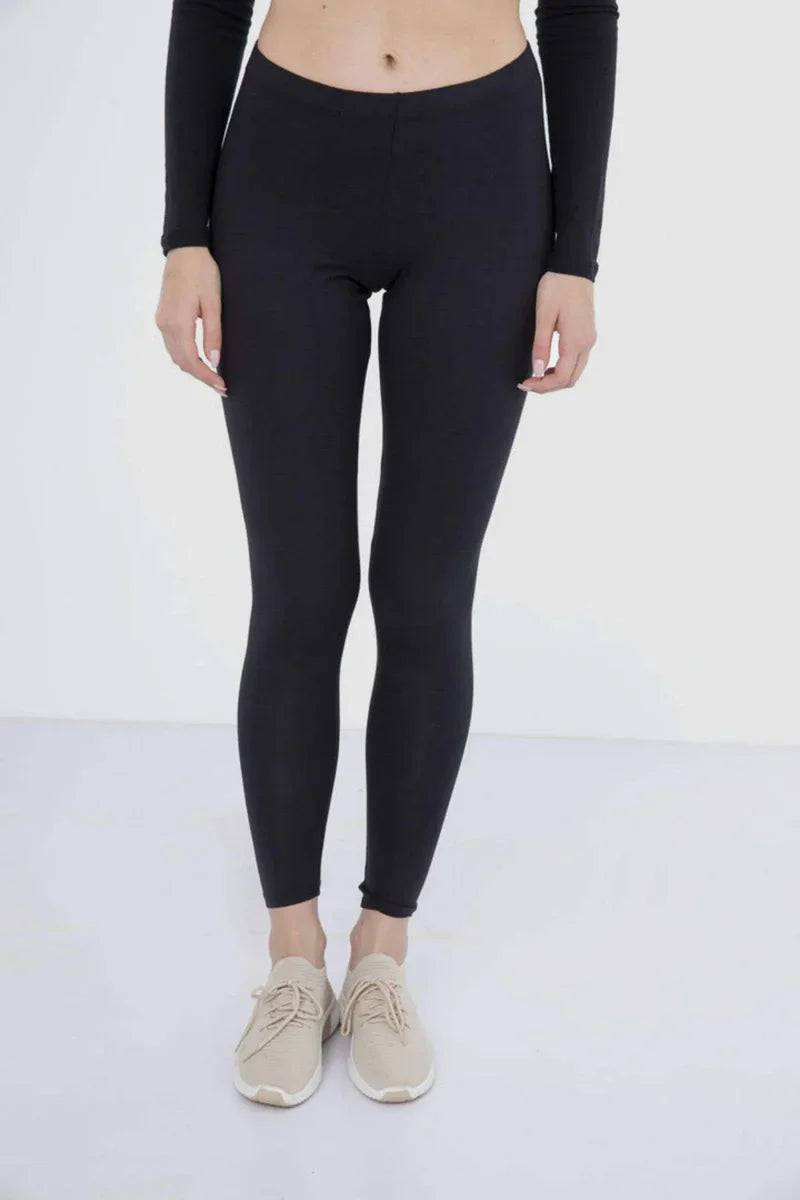 Slim Fit Leggings - Black