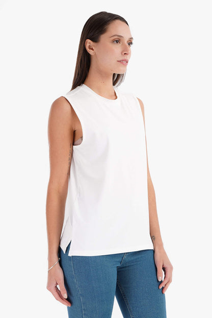 Cotton Soft Sleeveless T-Shirt - Carina - ÙƒØ§Ø±ÙŠÙ†Ø§