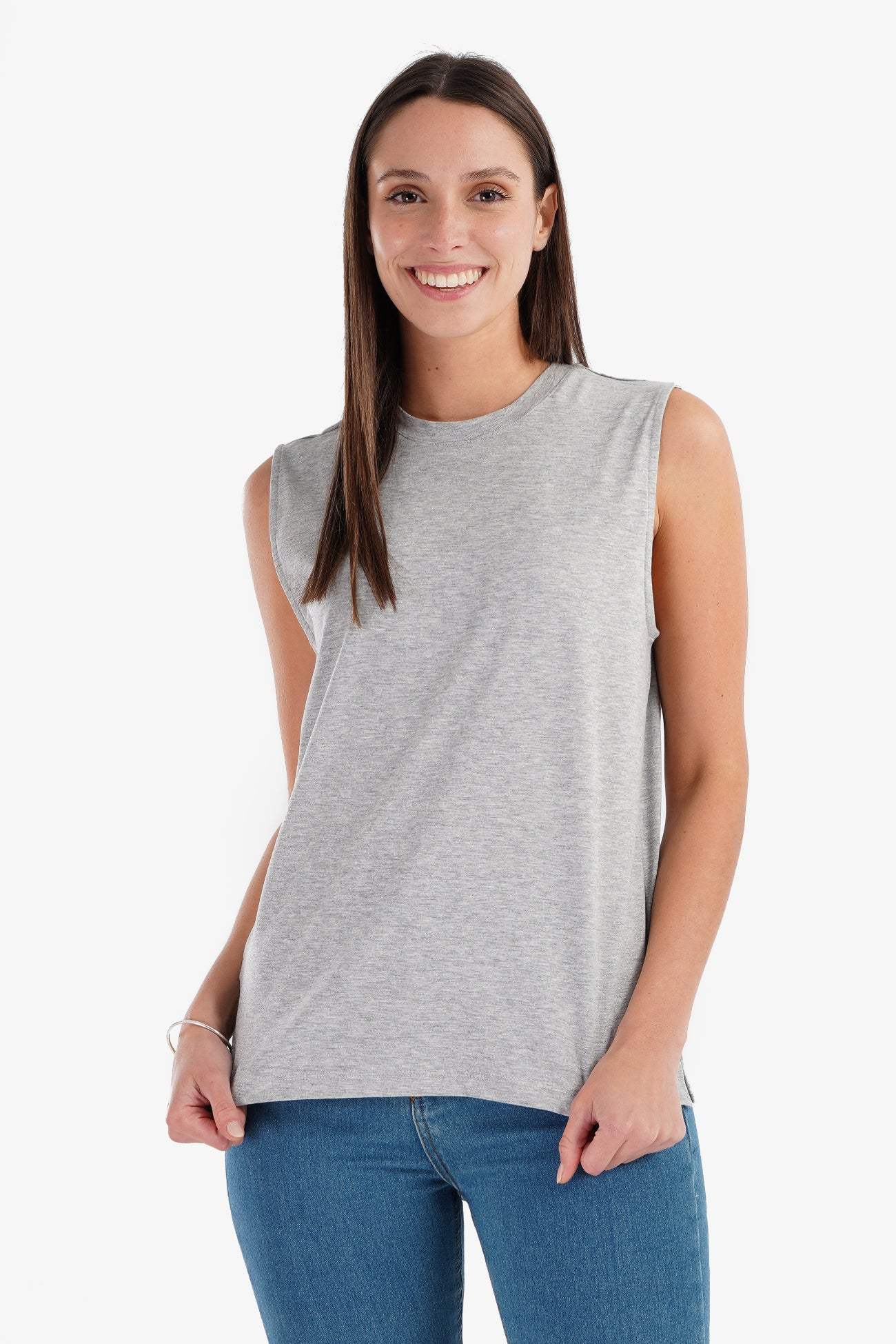 Cotton Soft Sleeveless T-Shirt - Carina - ÙƒØ§Ø±ÙŠÙ†Ø§