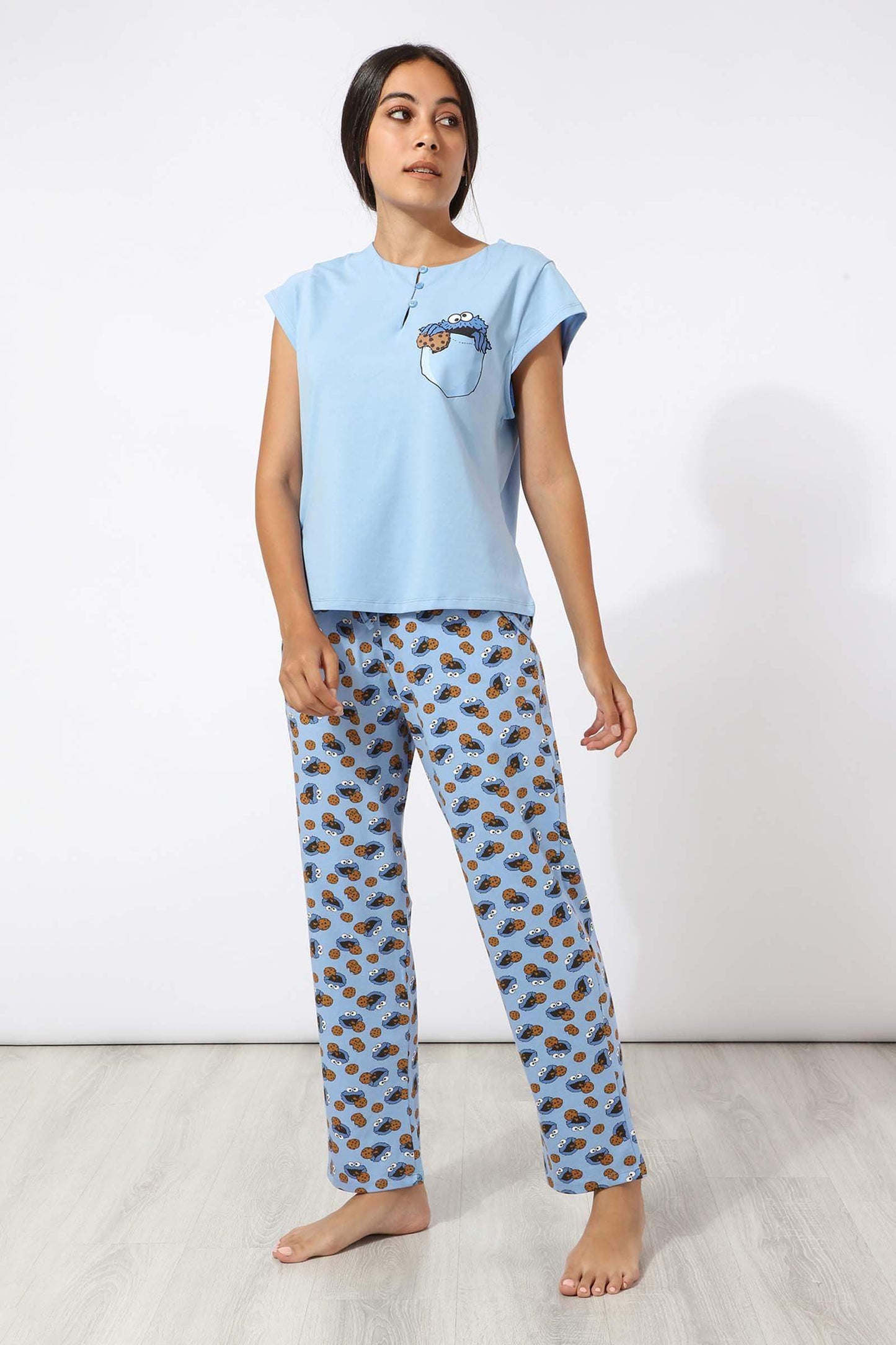 Cotton Summer Pyjama Set - Carina - ÙƒØ§Ø±ÙŠÙ†Ø§