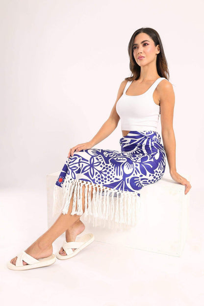 Cover Up Skirt with Fringes - Carina - ÙƒØ§Ø±ÙŠÙ†Ø§