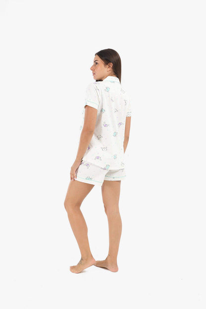 Crab Printed Pyjama Set - Carina - ÙƒØ§Ø±ÙŠÙ†Ø§