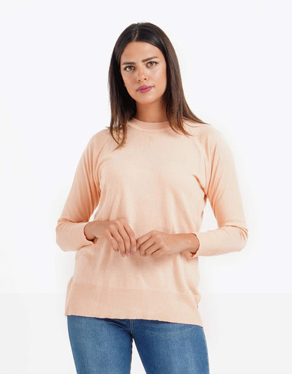 Crew Neck Solid Jumper - Carina - ÙƒØ§Ø±ÙŠÙ†Ø§