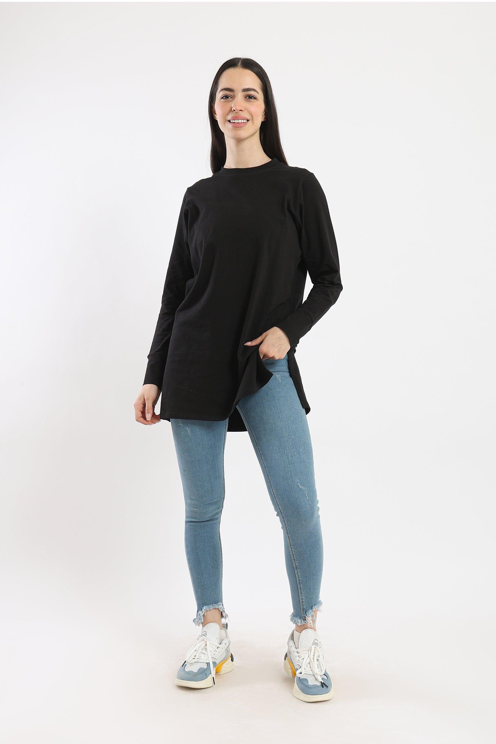 Crew Neck Solid T-Shirt - Clue-wear