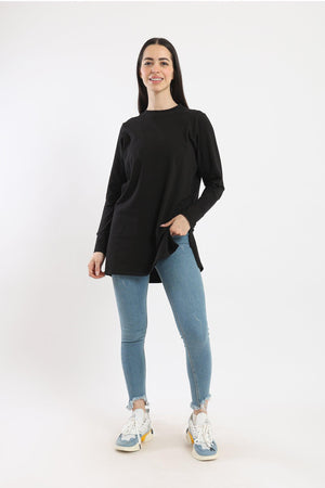 Crew Neck Solid T-Shirt - Clue-wear