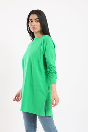Crew Neck Solid T-Shirt - Clue-wear