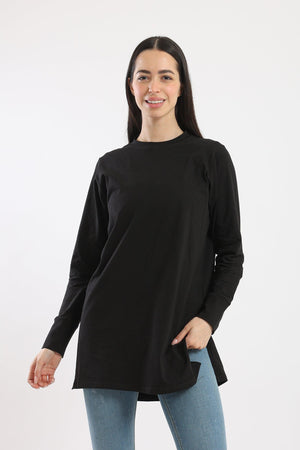 Crew Neck Solid T-Shirt - Clue-wear