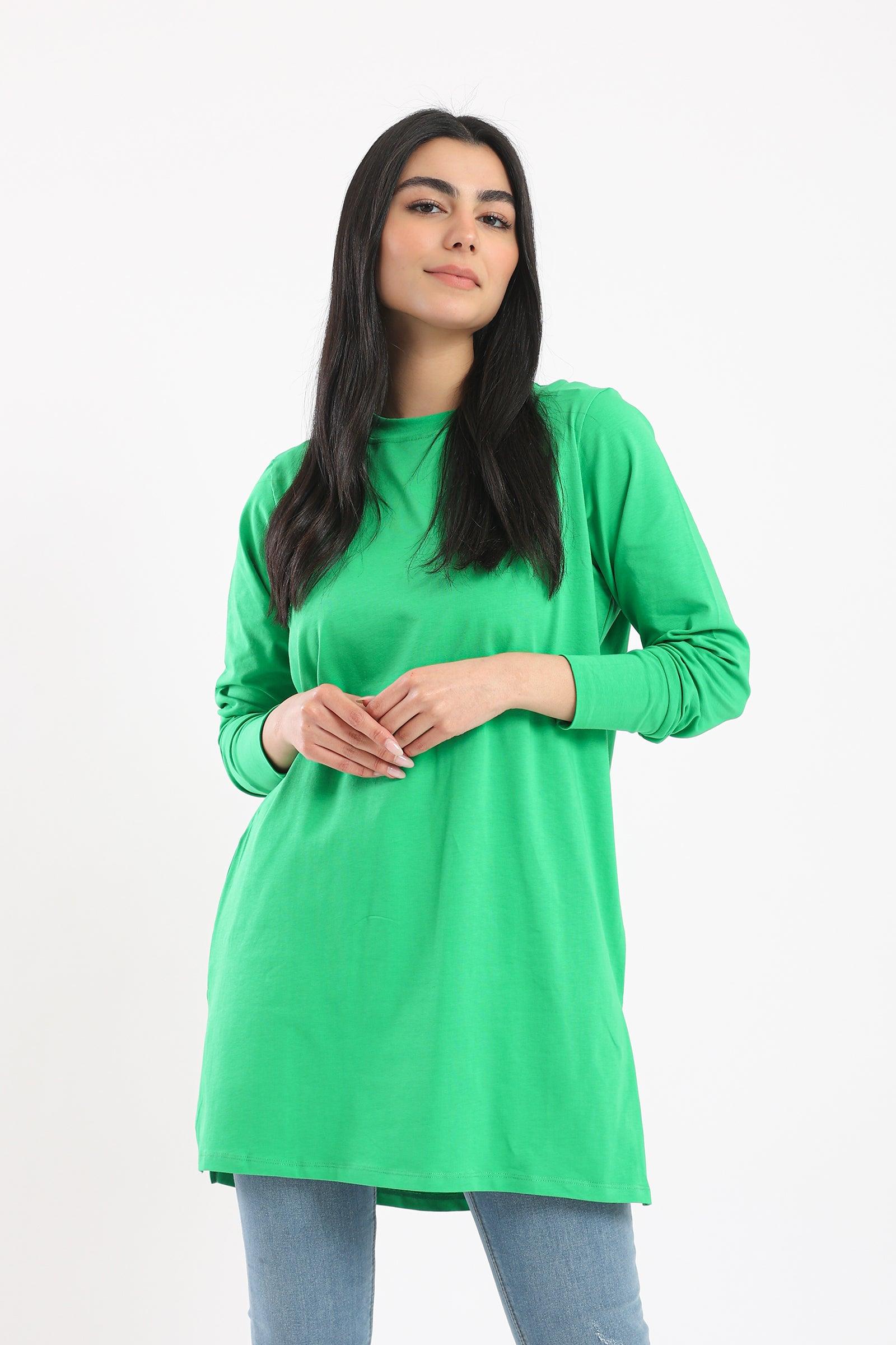 Crew Neck Solid T-Shirt - Clue-wear