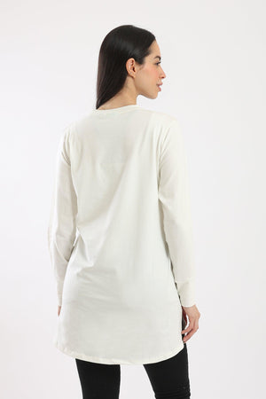 Crew Neck Solid T-Shirt - Clue-wear