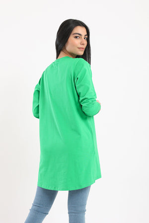 Crew Neck Solid T-Shirt - Clue-wear