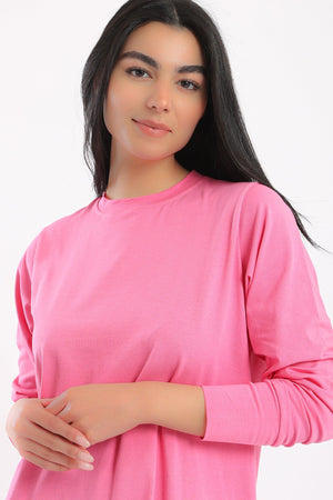 Crew Neck Solid T-Shirt - Clue-wear