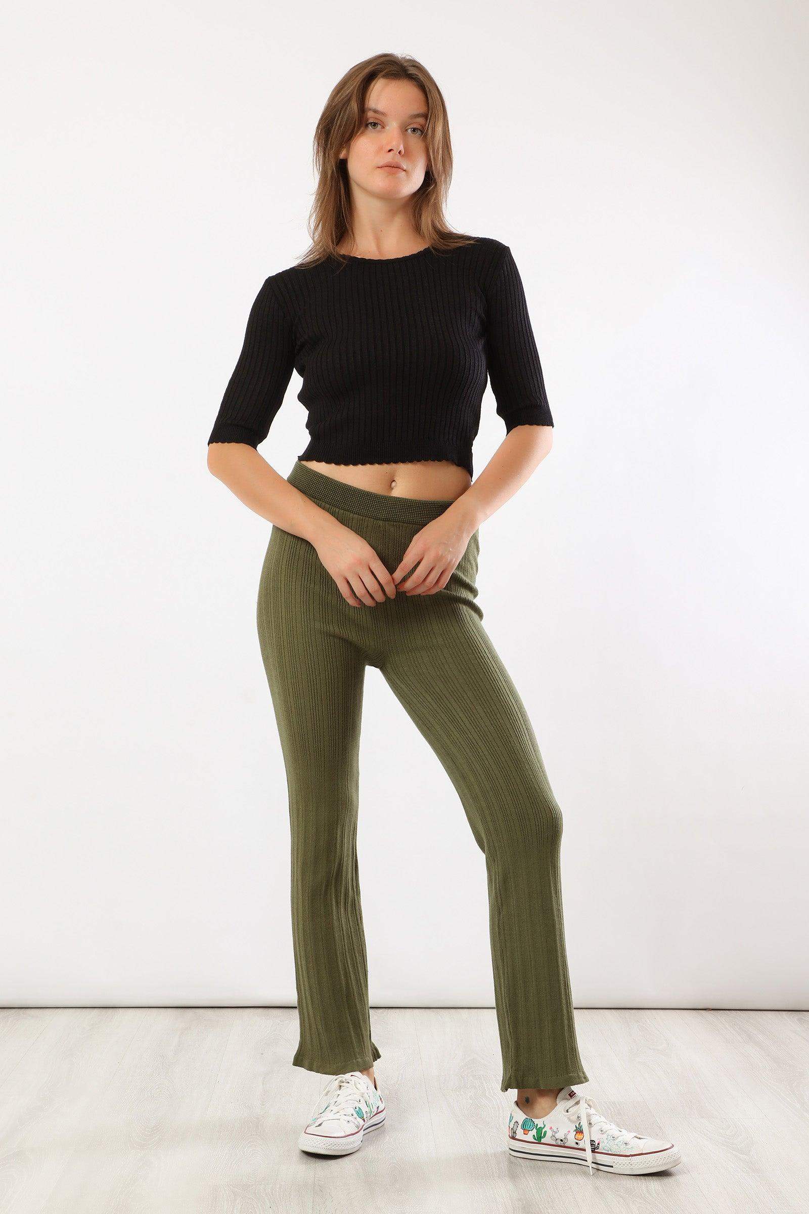 Cropped Ribbed Pullover - Carina - ÙƒØ§Ø±ÙŠÙ†Ø§
