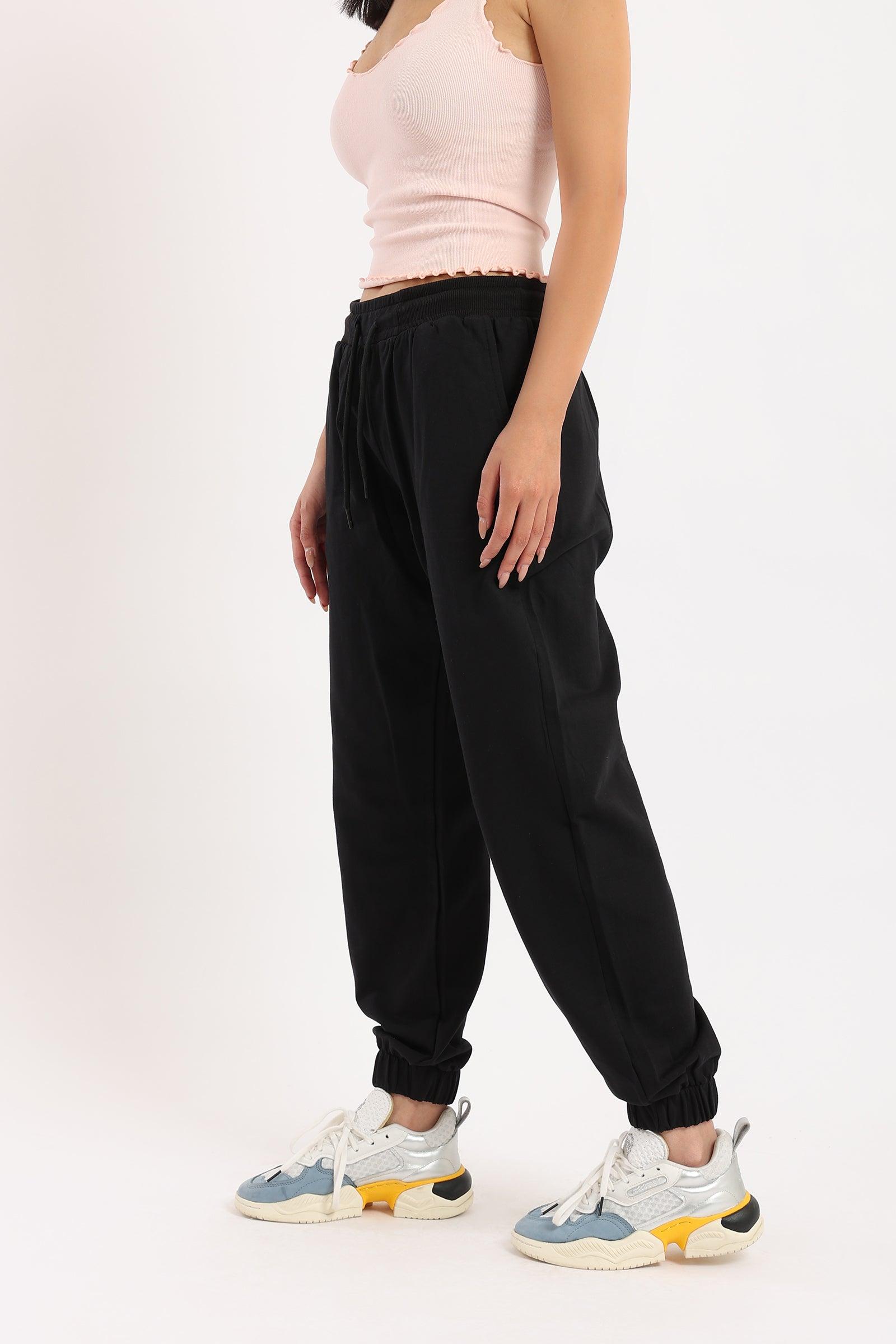 Cuffed High Waist Joggers - Clue Wear
