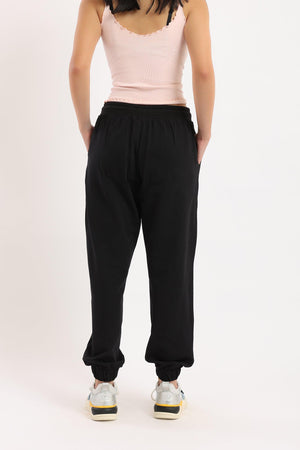Cuffed High Waist Joggers - Clue Wear