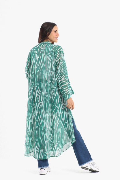 Curved Hem Chiffon Kimono - Carina - ÙƒØ§Ø±ÙŠÙ†Ø§