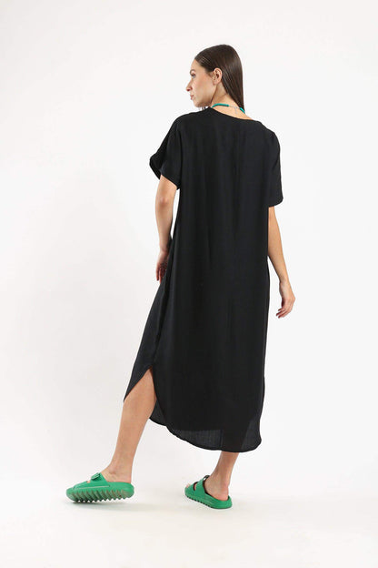 Curved Hem Comfy Dress - Carina - ÙƒØ§Ø±ÙŠÙ†Ø§