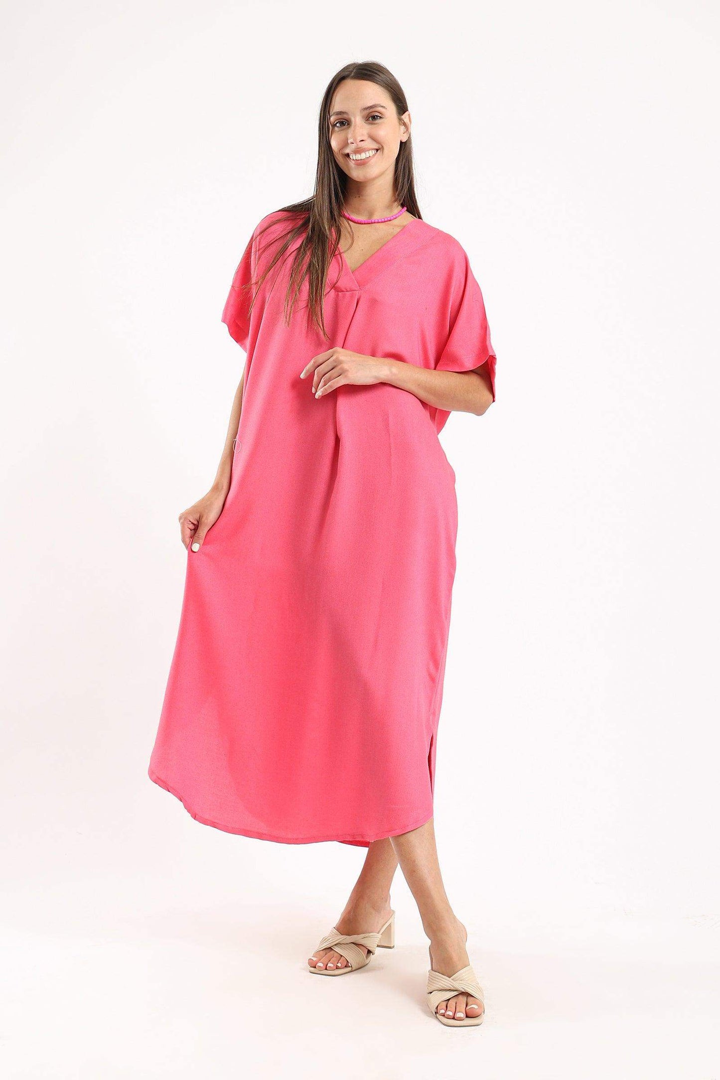 Curved Hem Comfy Dress - Carina - ÙƒØ§Ø±ÙŠÙ†Ø§