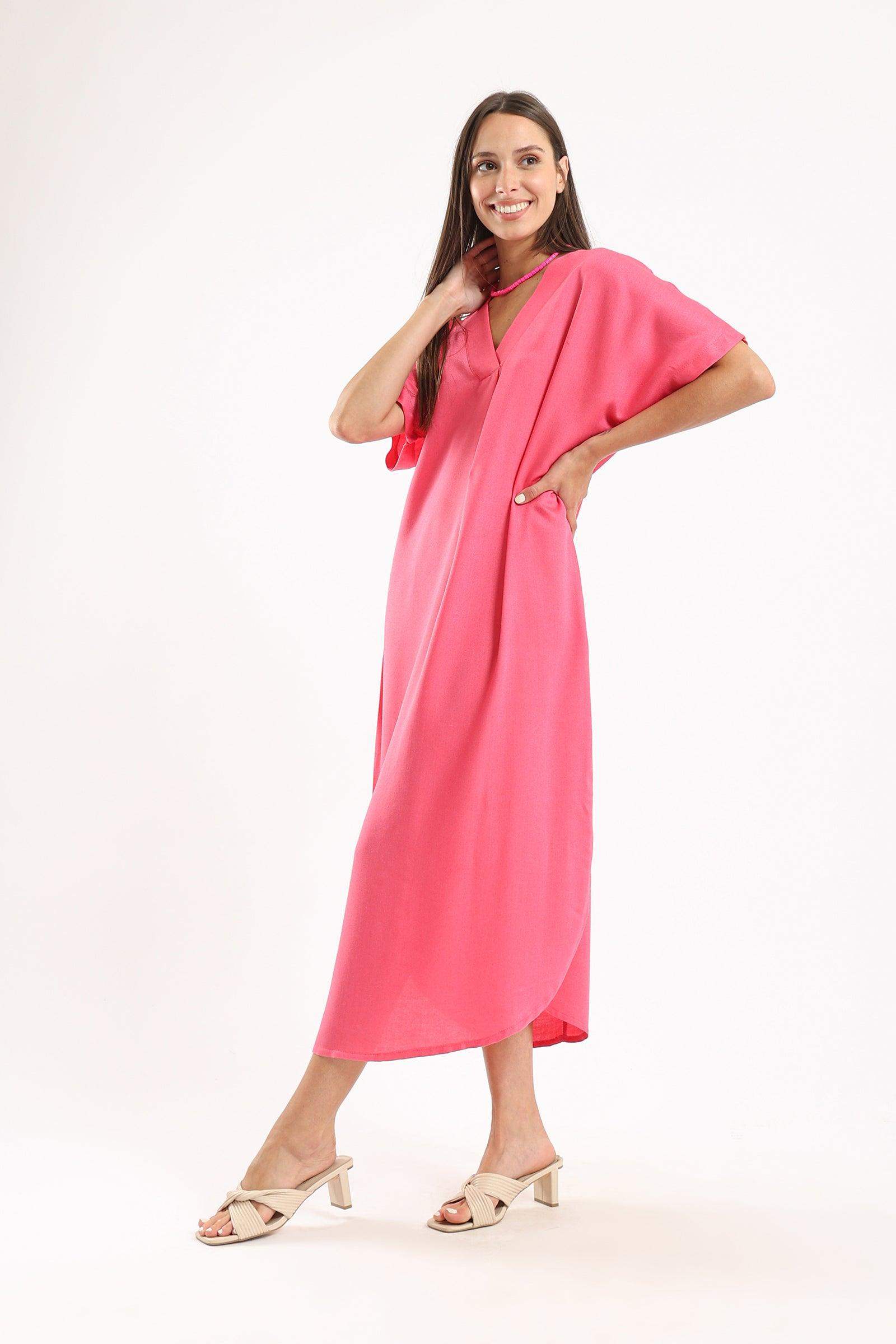 Curved Hem Comfy Dress - Carina - ÙƒØ§Ø±ÙŠÙ†Ø§