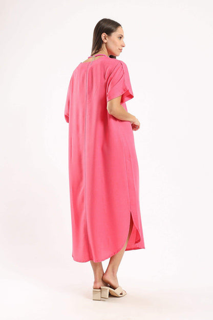 Curved Hem Comfy Dress - Carina - ÙƒØ§Ø±ÙŠÙ†Ø§