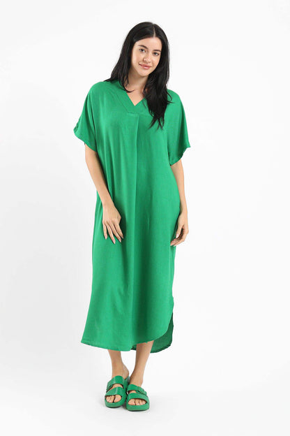 Curved Hem Comfy Dress - Carina - ÙƒØ§Ø±ÙŠÙ†Ø§