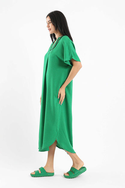 Curved Hem Comfy Dress - Carina - ÙƒØ§Ø±ÙŠÙ†Ø§