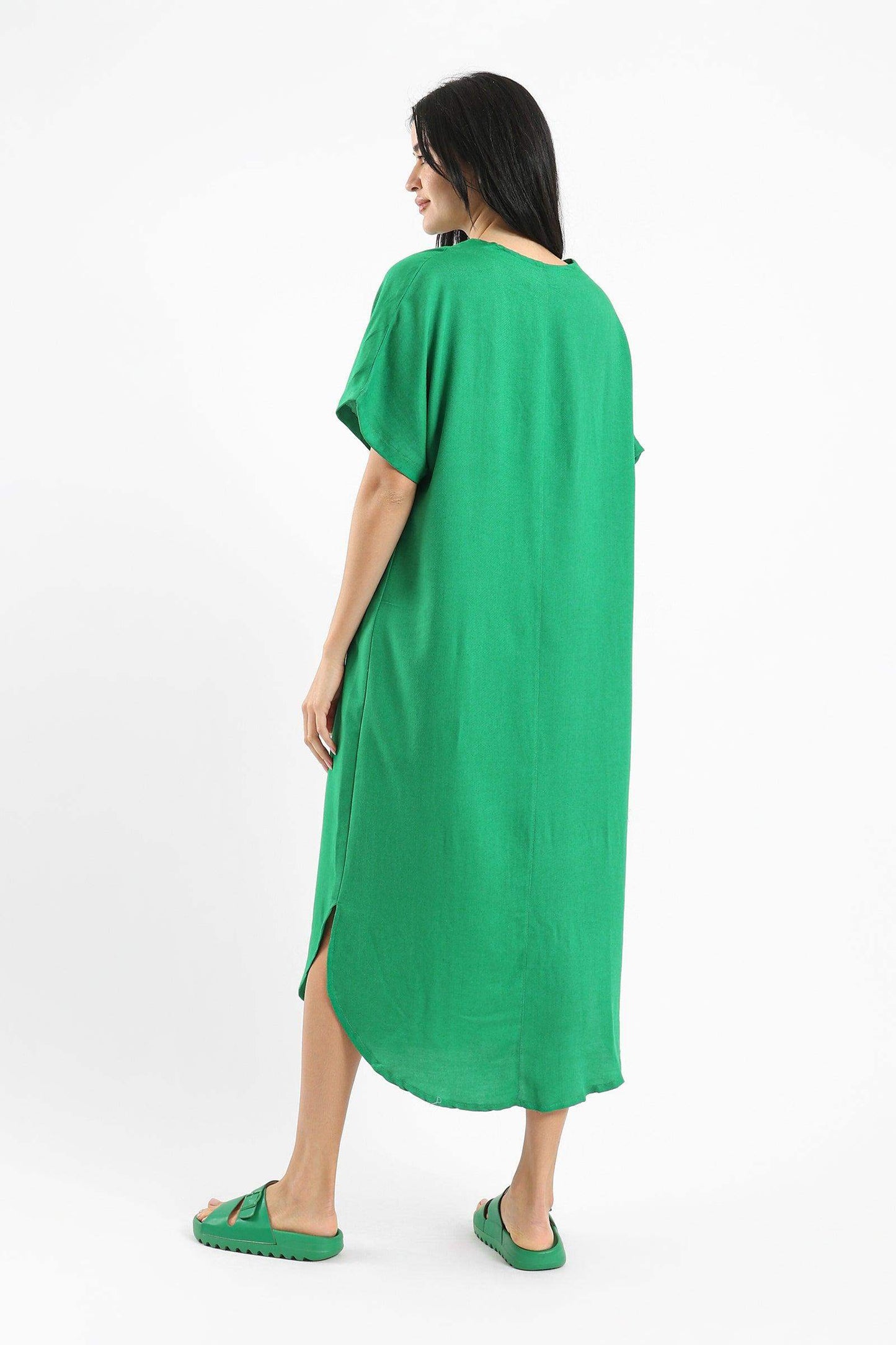 Curved Hem Comfy Dress - Carina - ÙƒØ§Ø±ÙŠÙ†Ø§