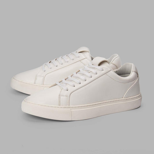 Blancpeak | Plain White Sneakers