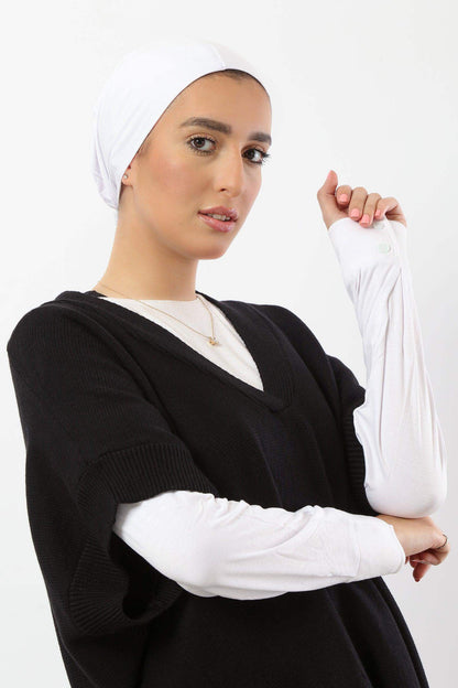 Detachable Sleeves with Buttoned Cuffs - Carina - ÙƒØ§Ø±ÙŠÙ†Ø§