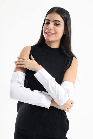 Detachable Sleeves with Buttoned Cuffs - Carina - ÙƒØ§Ø±ÙŠÙ†Ø§
