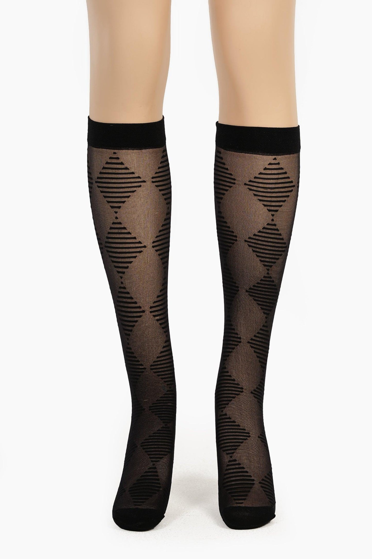 Diamonds Knee High Socks - Carina - ÙƒØ§Ø±ÙŠÙ†Ø§