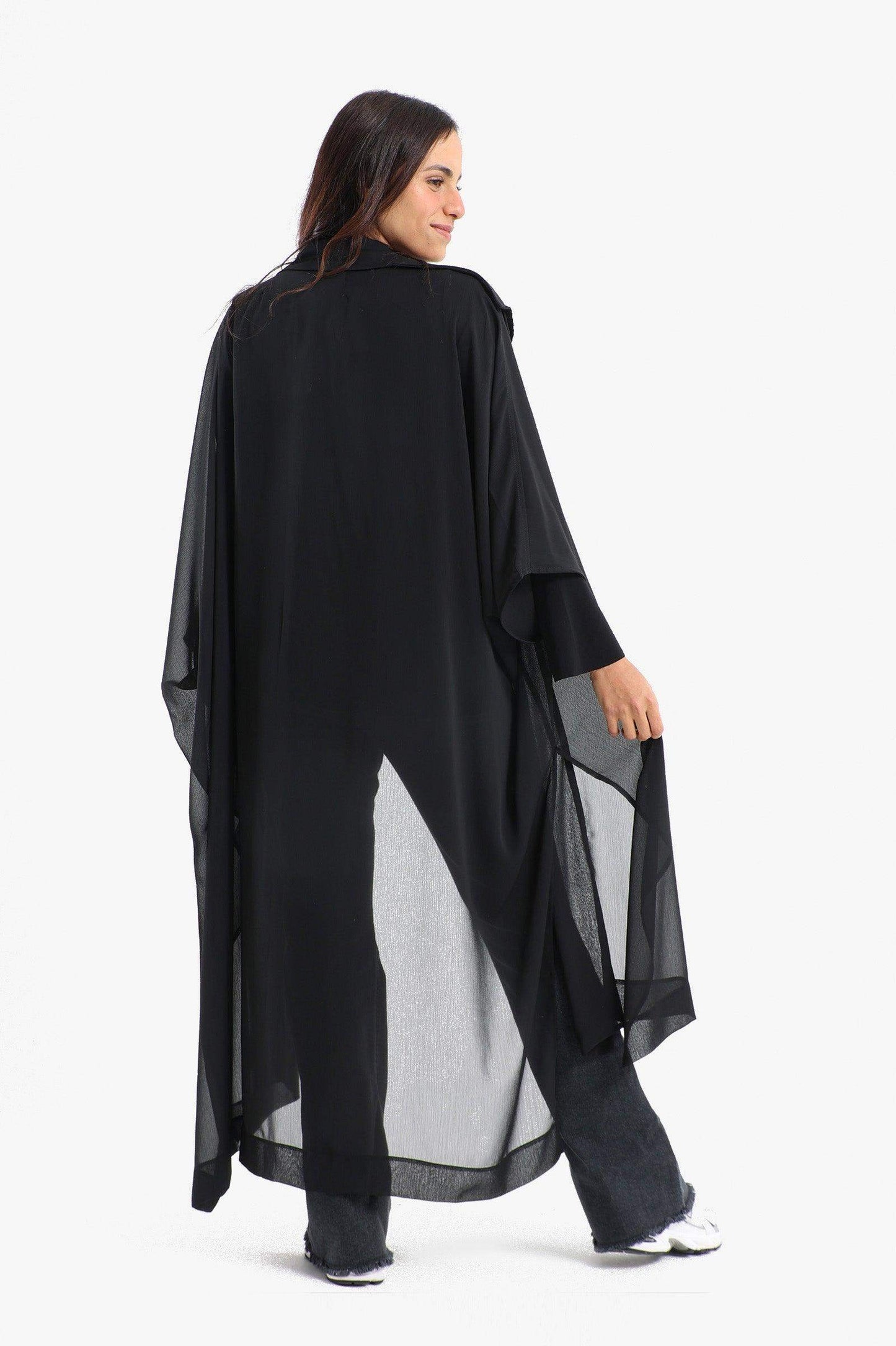 Draped Chiffon Kimono - Carina - ÙƒØ§Ø±ÙŠÙ†Ø§