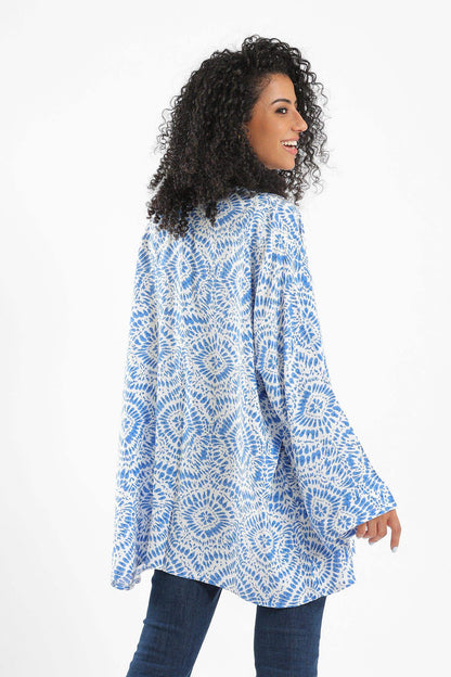 Dual Tone Printed Kimono - Carina - ÙƒØ§Ø±ÙŠÙ†Ø§