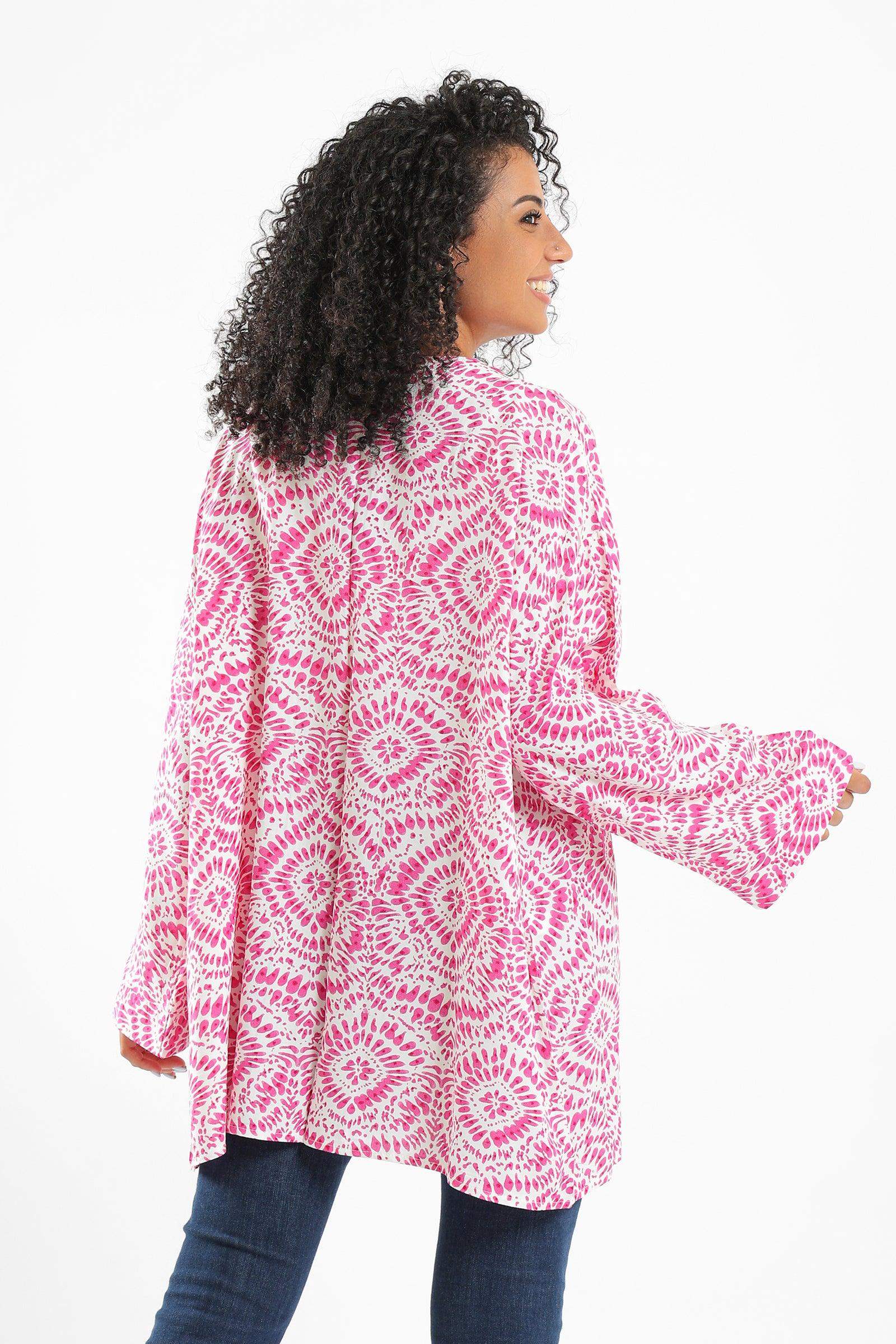 Dual Tone Printed Kimono - Carina - ÙƒØ§Ø±ÙŠÙ†Ø§