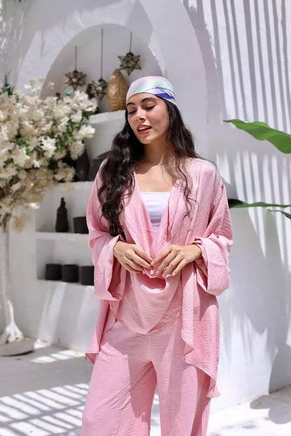 Oversized Light & Flow Set - Pink