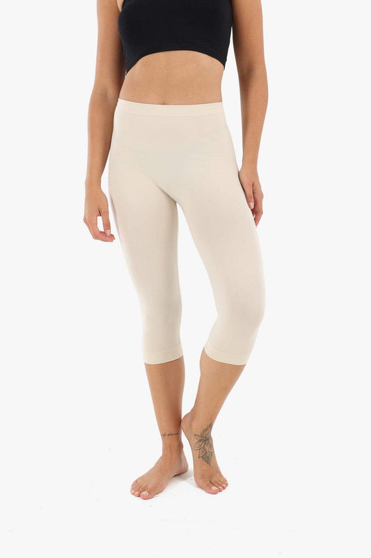 Elastic Waist Pantacourt Legging - Carina - ÙƒØ§Ø±ÙŠÙ†Ø§