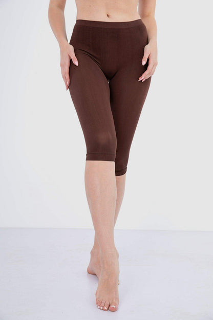 Elastic Waist Pantacourt Legging - Carina - ÙƒØ§Ø±ÙŠÙ†Ø§