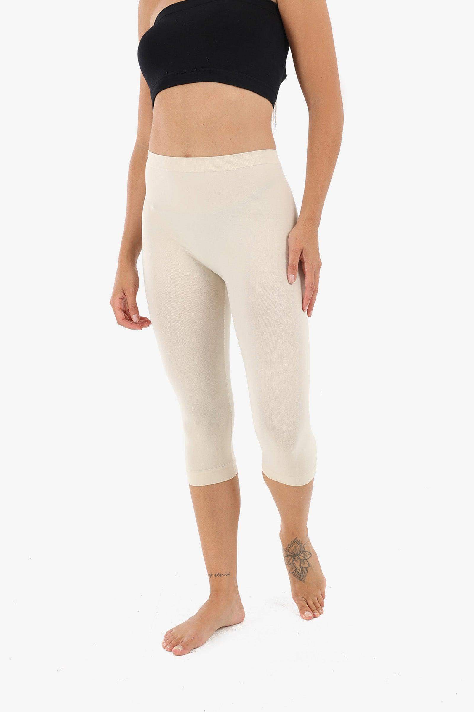 Elastic Waist Pantacourt Legging - Carina - ÙƒØ§Ø±ÙŠÙ†Ø§