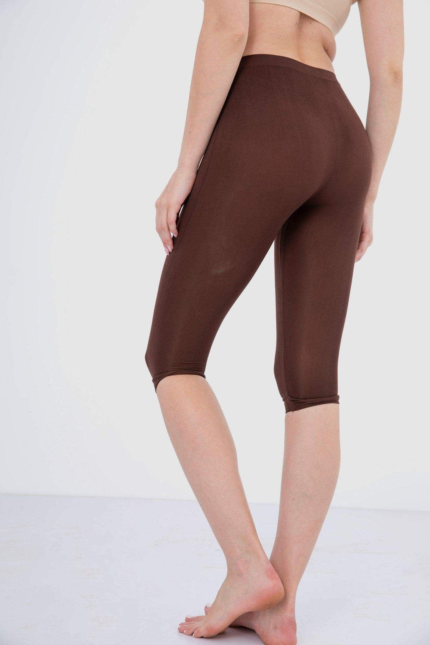 Elastic Waist Pantacourt Legging - Carina - ÙƒØ§Ø±ÙŠÙ†Ø§