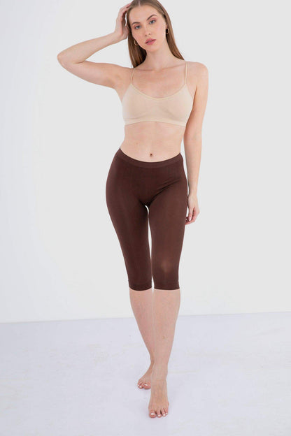 Elastic Waist Pantacourt Legging - Carina - ÙƒØ§Ø±ÙŠÙ†Ø§