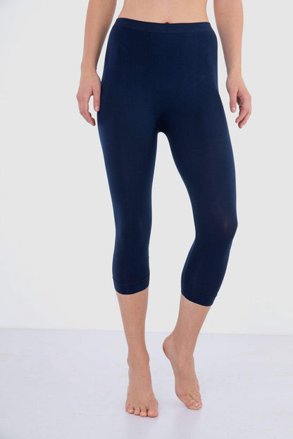 Elastic Waist Pantacourt Legging - Carina - ÙƒØ§Ø±ÙŠÙ†Ø§