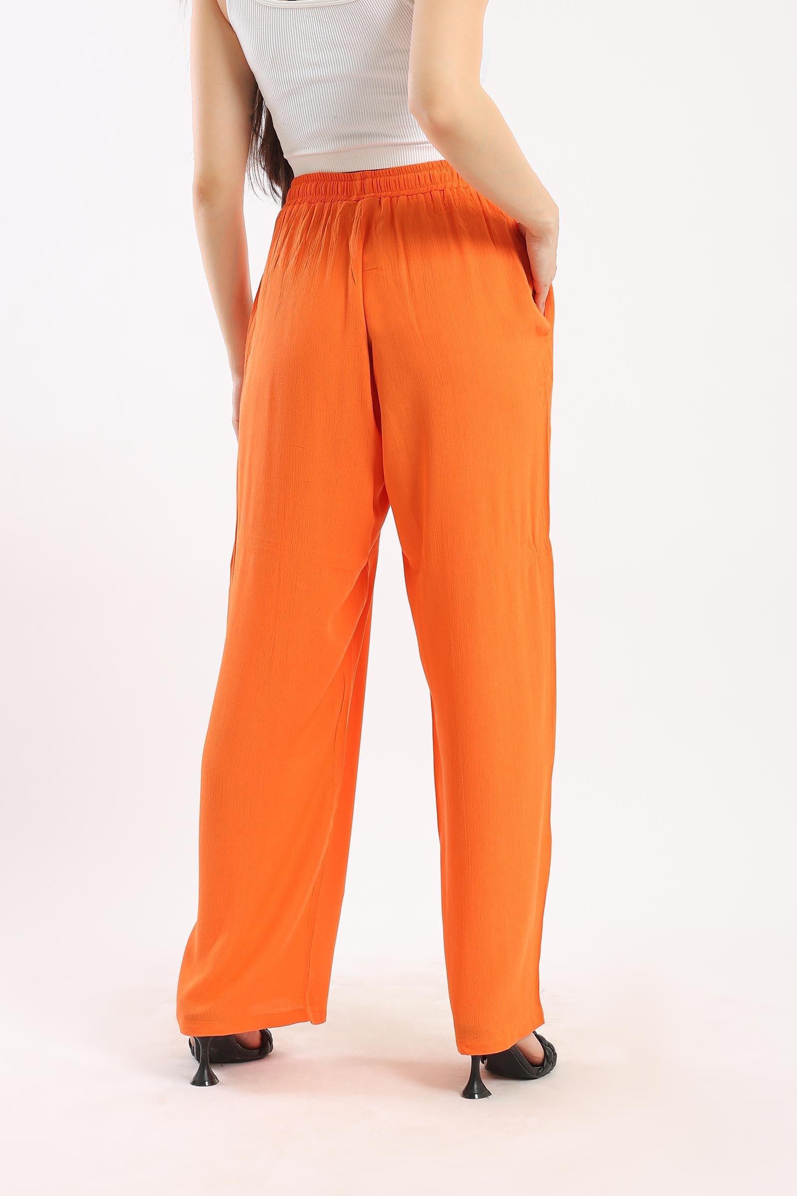 Elastic Waisted Wide Pants - Clue Wear
