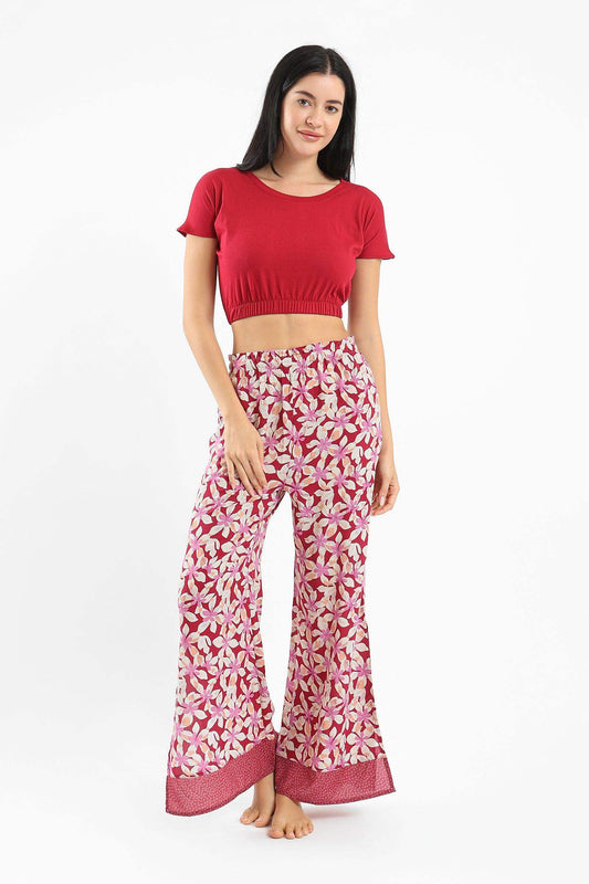 Elasticated Pyjama Crop Top - Carina - ÙƒØ§Ø±ÙŠÙ†Ø§