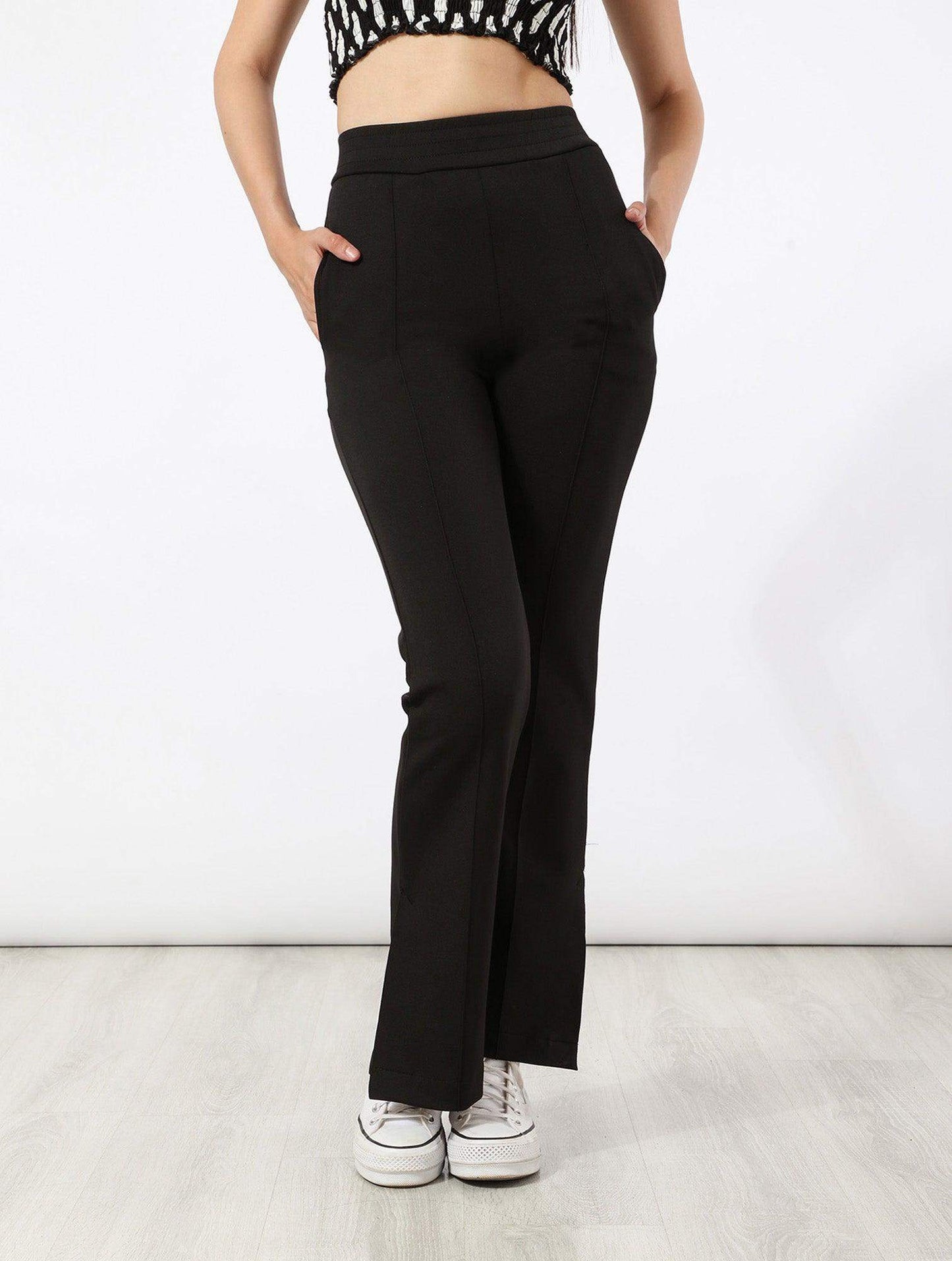 Flare Pants with Side Pockets - Carina - ÙƒØ§Ø±ÙŠÙ†Ø§