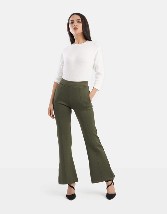 Flared Split-Hem Pants - Carina - ÙƒØ§Ø±ÙŠÙ†Ø§