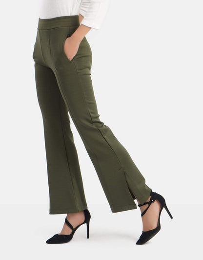 Flared Split-Hem Pants - Carina - ÙƒØ§Ø±ÙŠÙ†Ø§