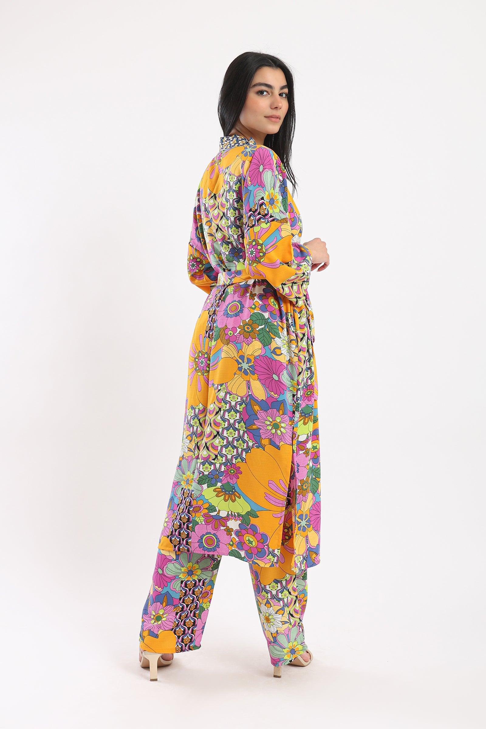 Flawless Printed Kimono - Clue-wear